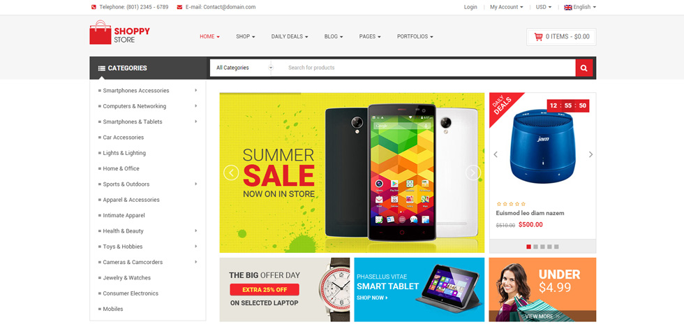 Home page