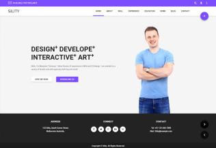 Sility – Premium Responsive vCard, CV & Resume HTML5 Template