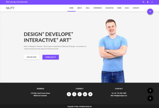 Sility – Premium Responsive vCard, CV & Resume WordPress Theme