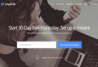 Simplicity – Premium Responsive Startup Business WordPress Theme