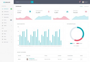 Simulor – Premium Responsive Admin Dashboard HTML5 Template