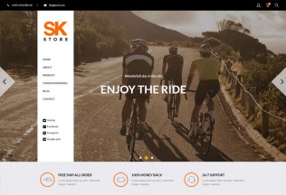 SK Store – Premium Responsive Magento Theme for Sport Stores