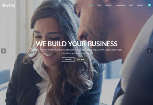 Skywell – Premium MultiPurpose Adobe Muse Template