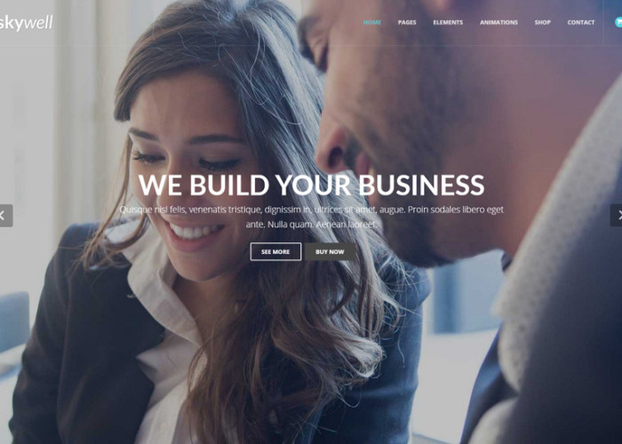 Skywell – Premium MultiPurpose Adobe Muse Template