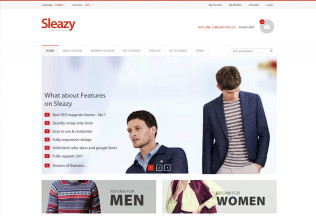 Sleazy – Premium Responsive Fashion HTML5 Template
