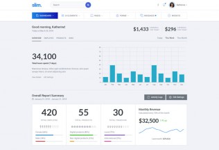 Slim – Premium Responsive Bootstrap 4 Admin HTML5 Template