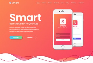 Smart – Premium Responsive App Landing Page HTML5 Template
