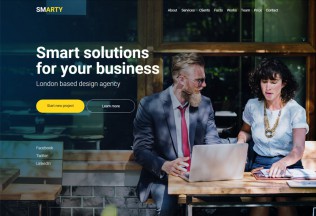 SmArty – Premium Responsive Multipurpose Muse Template