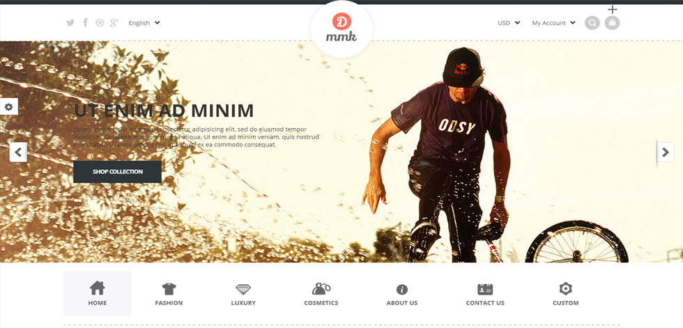 Welcome page