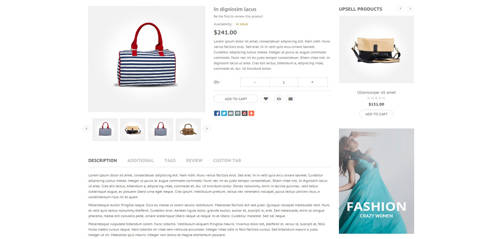Product page