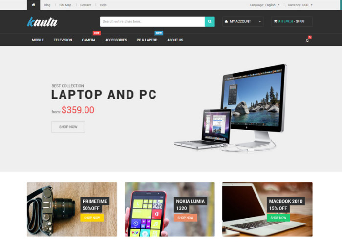 SNS Kanta – Premium Responsive Digital Prestashop Theme