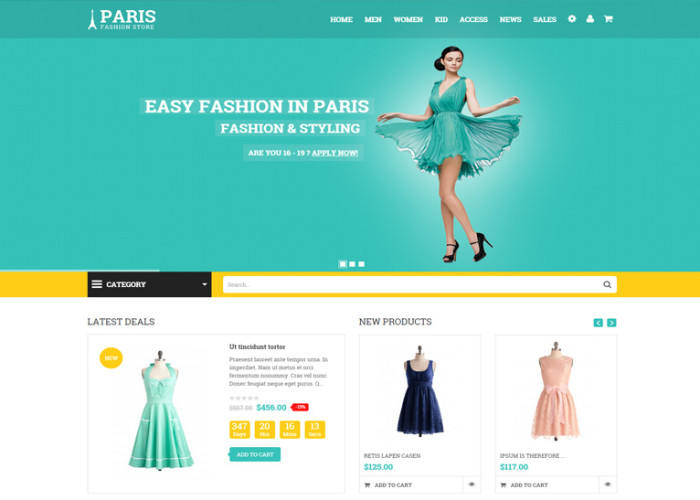 SNS Paris – Premium Responsive Magento Theme