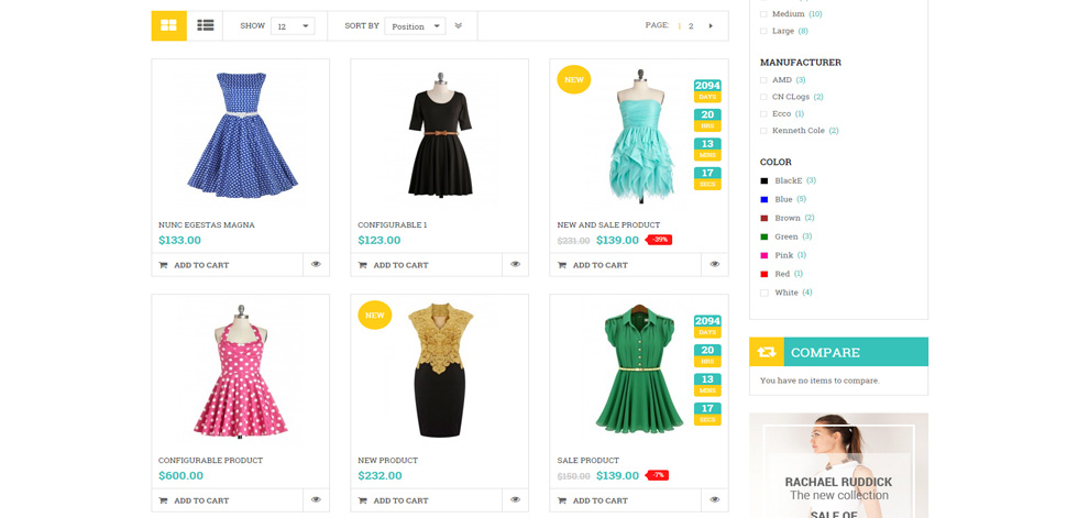 Category page