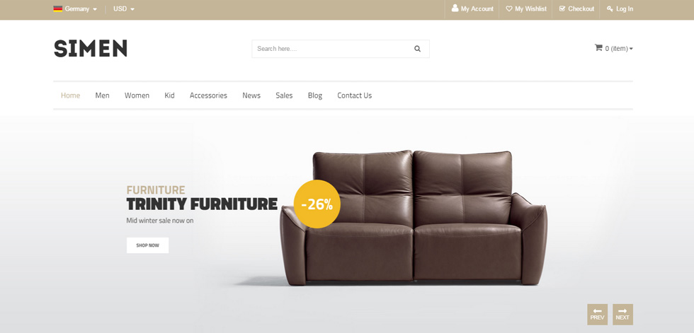 Home page