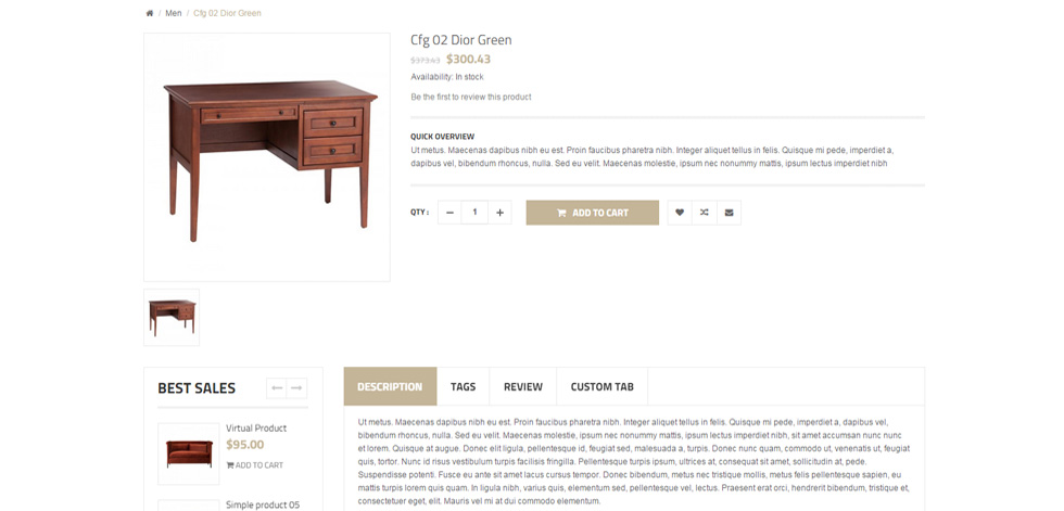 Product page