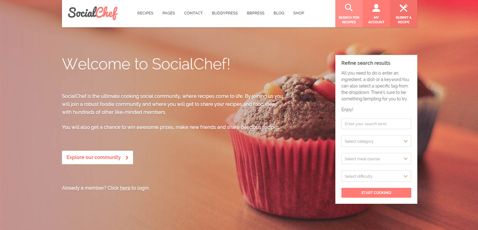 Home page