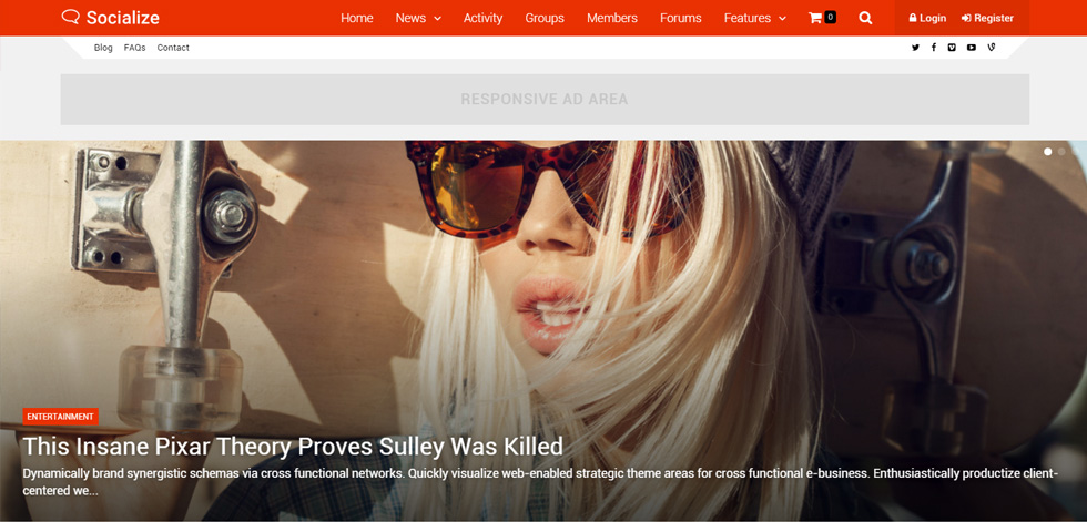 Home page