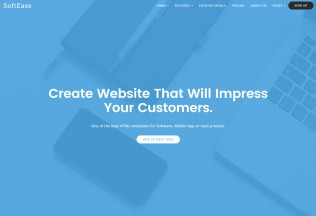 SoftEase – Premium Responsive Multipurpose Software / SaaS Product HTML5 Template