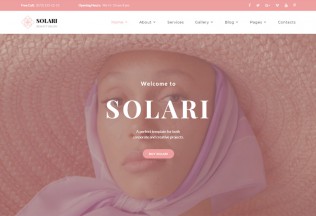Solari – Premium Responsive Beauty Salon HTML5 Template