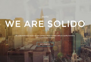 Solido – Premium Responsive One Page Parallax HTML5 Template