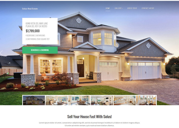 Solus – Premium Responsive Single Property WordPress Theme