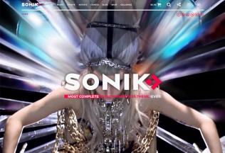 SONIK – Premium Responsive Music WordPress Theme