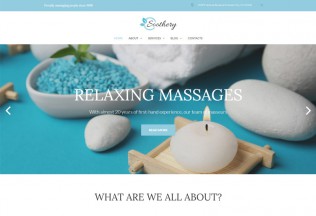 Soothery – Premium Responsive Massage Salon WordPress Theme