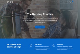 Sphene – Premium Responsive Multi-Purpose HTML5 Template