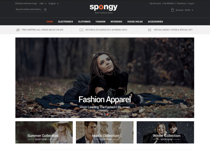Spongy – Premium Responsive Magento Theme