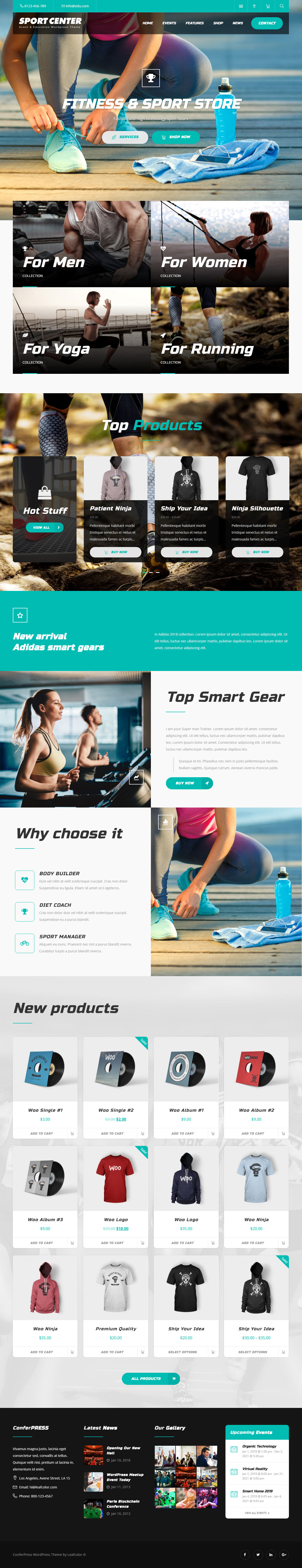 ConferPress WordPress Sport Theme