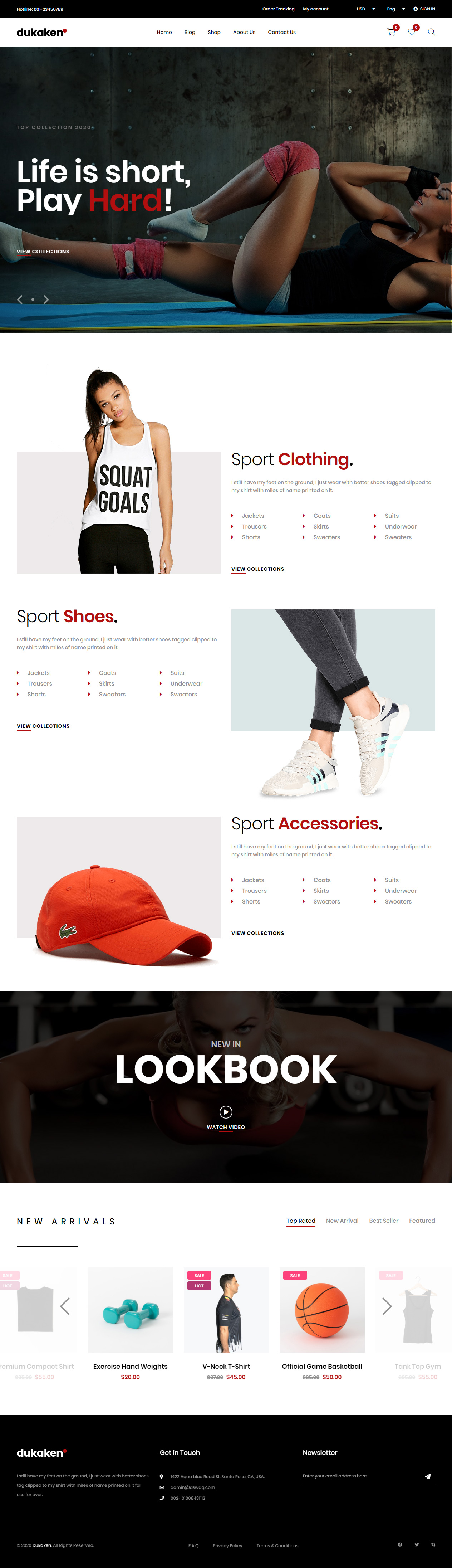 Dukaken WordPress Sport Theme