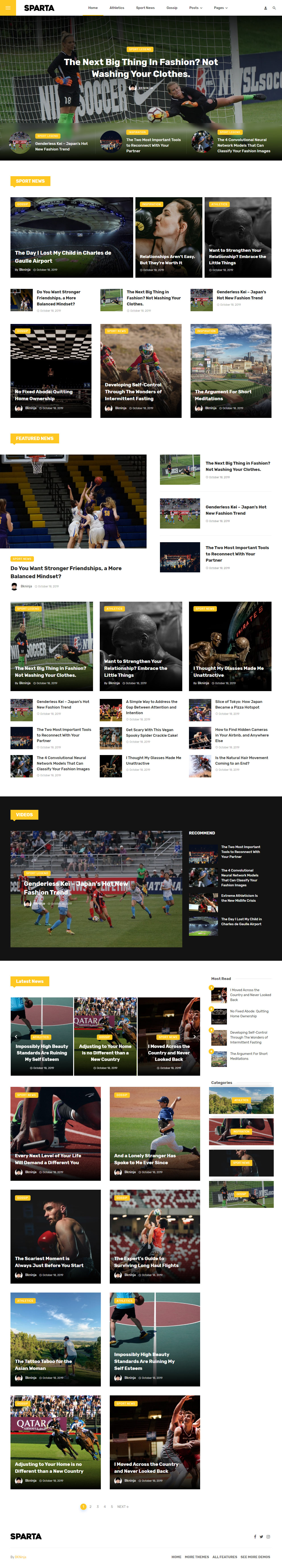Ceris WordPress Sport Theme