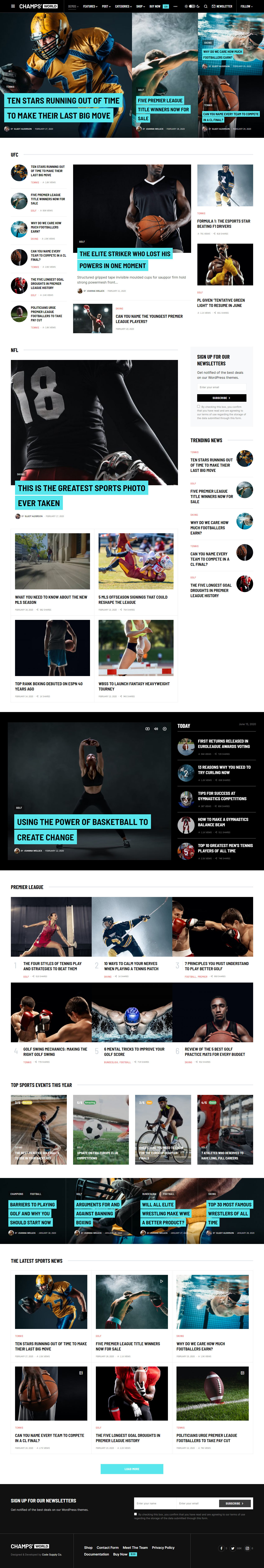 Newsblock WordPress Sport Theme