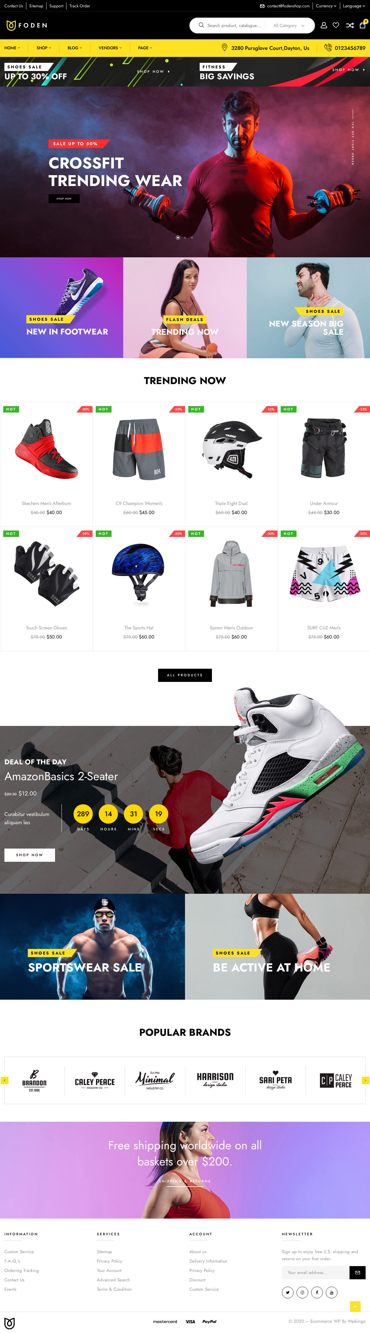 Foden WordPress Sport Theme