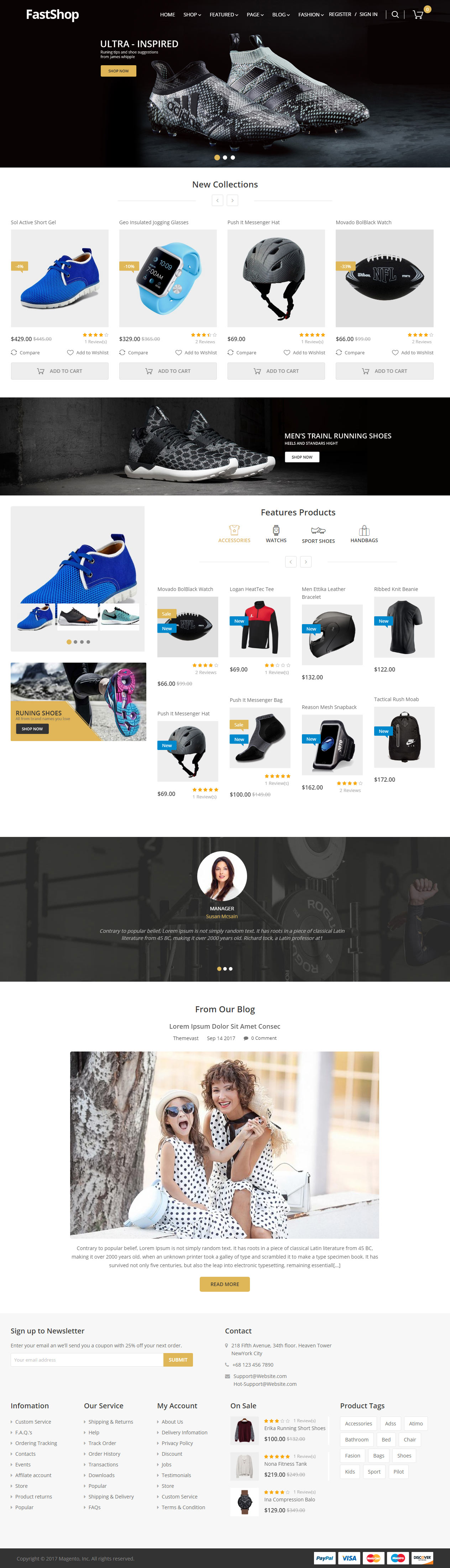 FastShop Sport Magento Themes