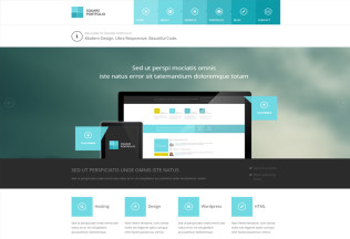 Square Portfolio – Premium Responsive WordPress Theme