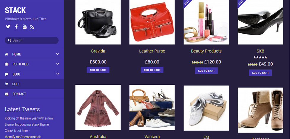 Shop Page