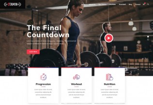 Stamin – Premium Responsive Fitness and Gym WordPress Theme