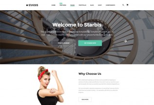 Starbis – Premium Responsive Multipurpose HTML5 Template For Business