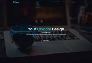 Stark – Premium Responsive One Page Business HTML5 Template