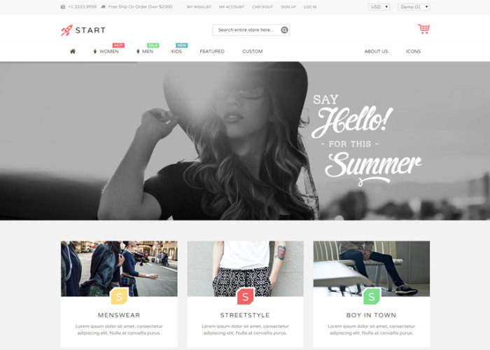 Start – Premium Responsive MultiPurpose Magento Theme