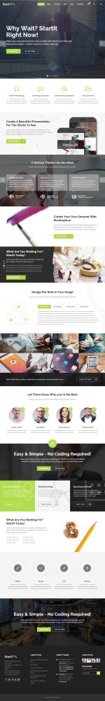 Best Responsive Startup Wordpress Landing Themes and Templates in 2015