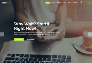 Startit – Premium Responisve Startup Business WordPress Theme