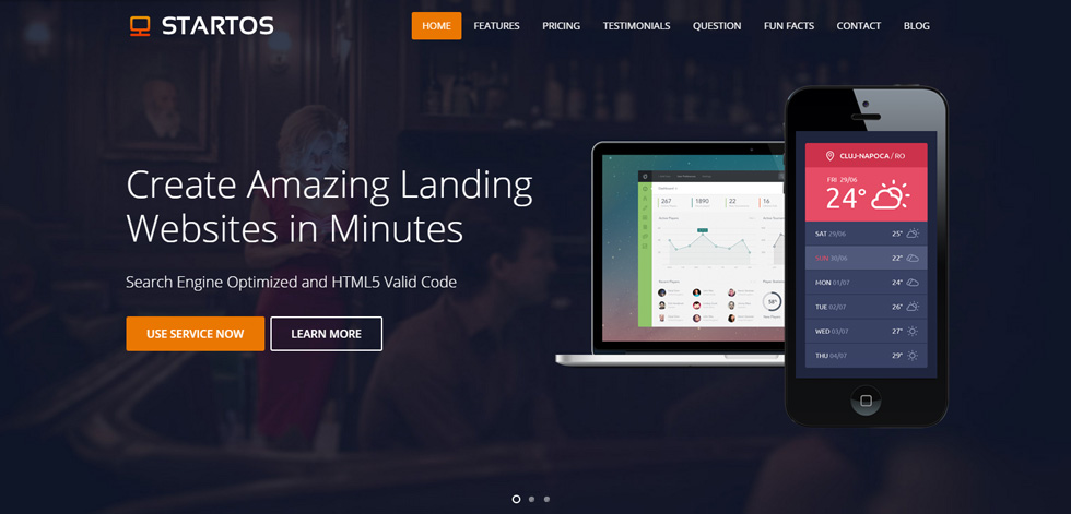 Home page