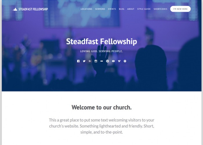 Steadfast – Premium Responsive WordPress Church Theme