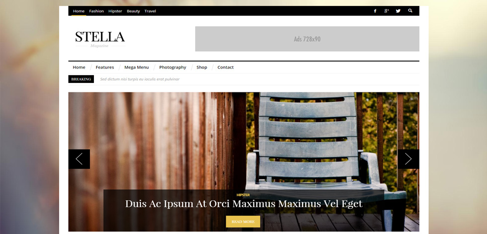 Home page