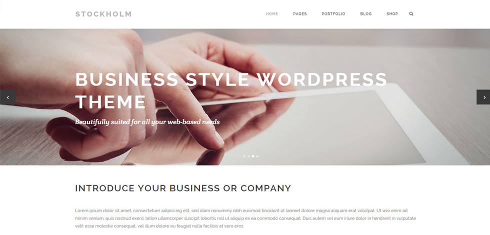 Home page