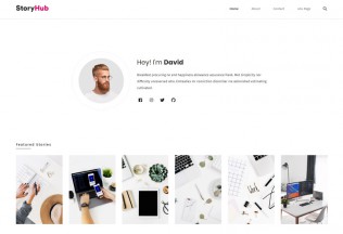 StoryHub – Premium Responsive React Gatsby Blog HTML5 Template