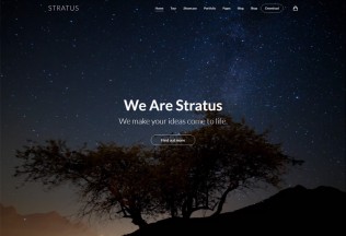 Stratus – Premium Responsive App, SaaS & Product Showcase WordPress Theme