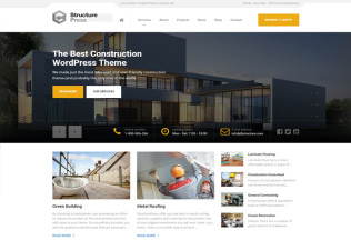 StructurePress – Premium Responsive Construction, Building WordPress Theme